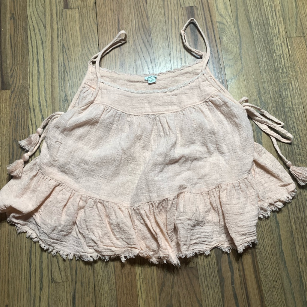 Aerie Pink Cotton Tank Top Small